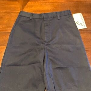 French Toast Boys Dark Blue Flat Front Shorts